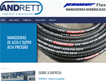 Tablet Screenshot of andrett.com.br